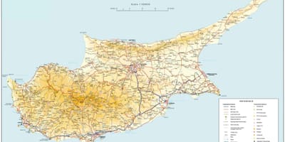 Mapa E4 Cypr