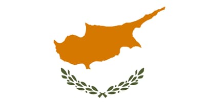 Mapa flaga Cypru